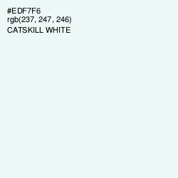 #EDF7F6 - Catskill White Color Image